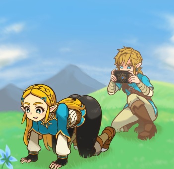 Sneak peek! Princess Zelda cover