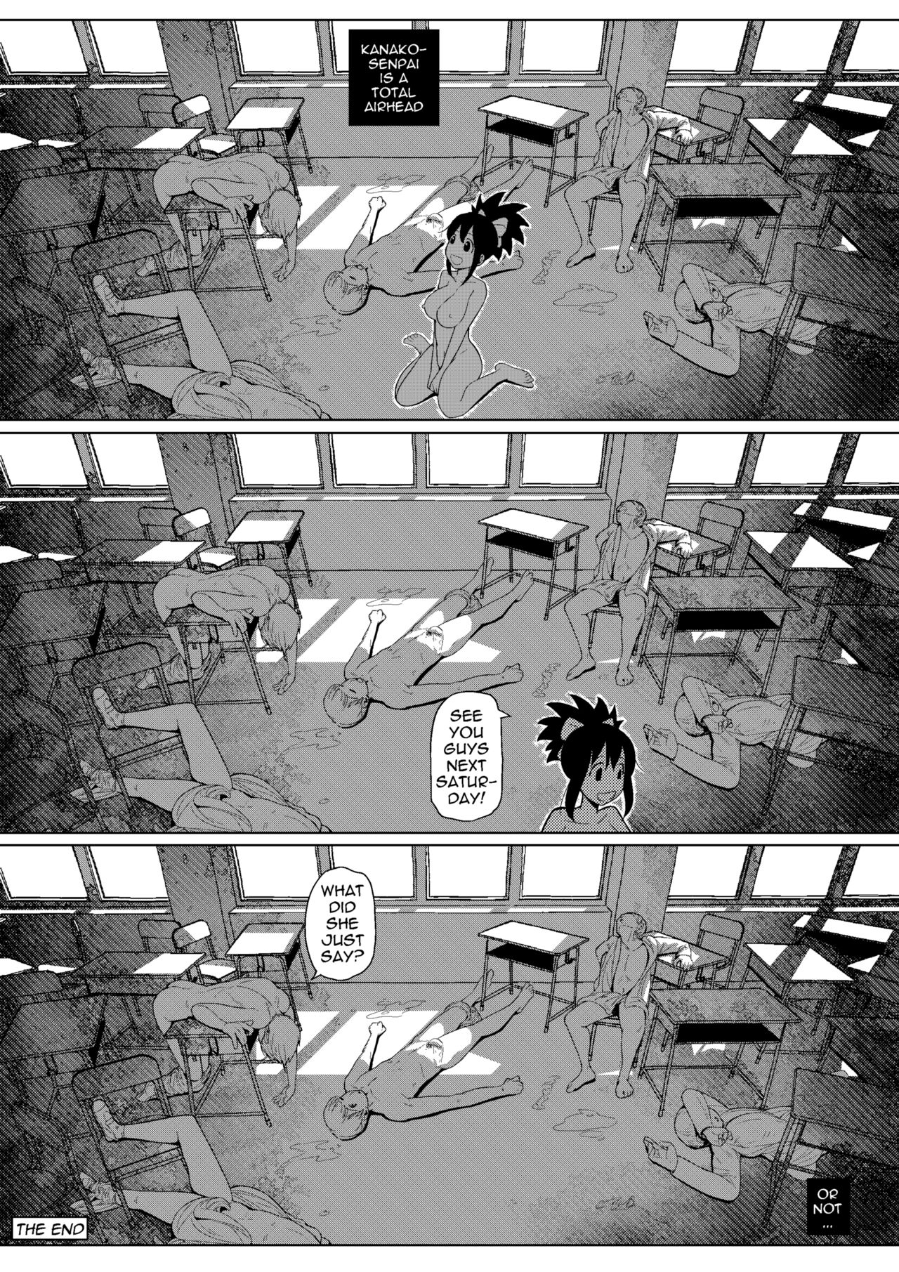 Kanako-senpai Doesn't Know It's Saturday page 9 full