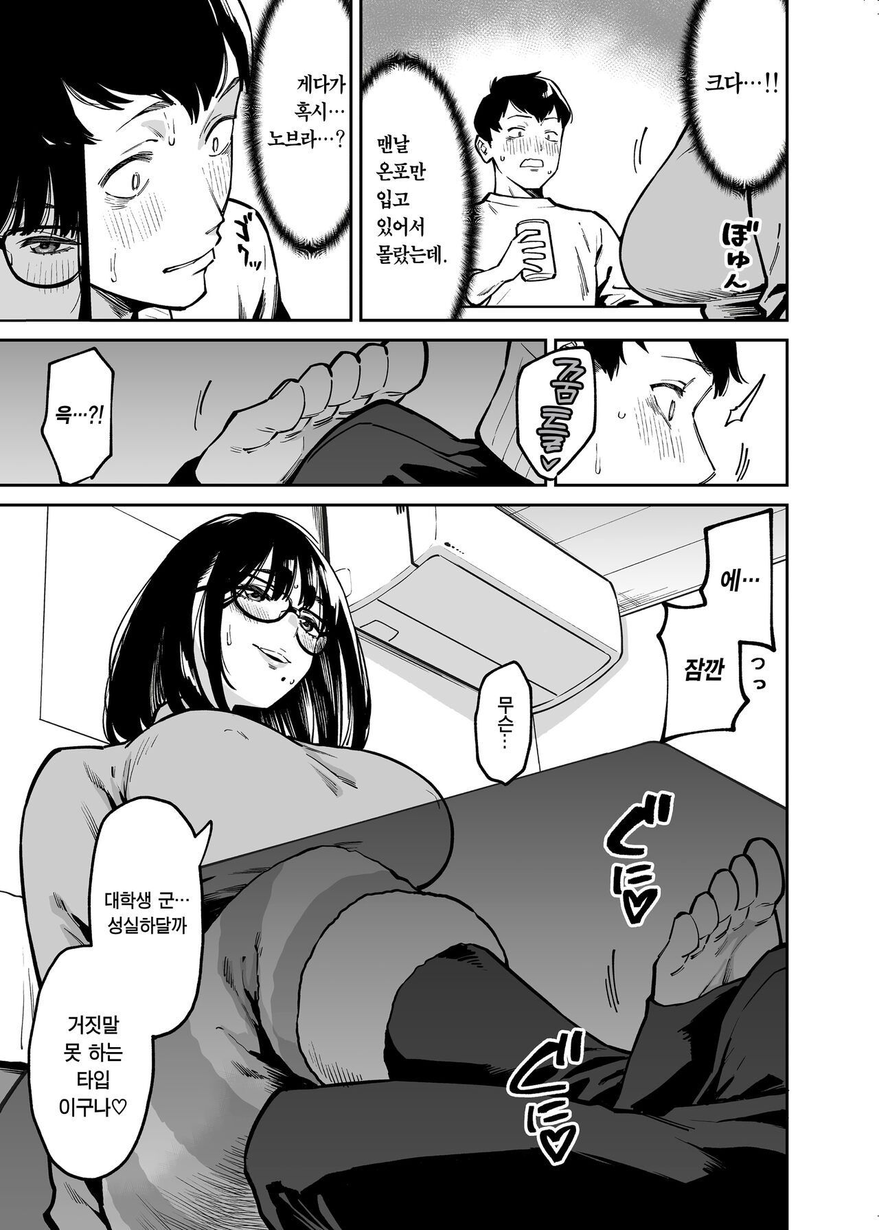 Otonari no Darashina Onee-san ni Nagusamerareru Hanashi | 옆집에 사는 칠칠찮은 누나가 위로해주는 이야기 page 10 full