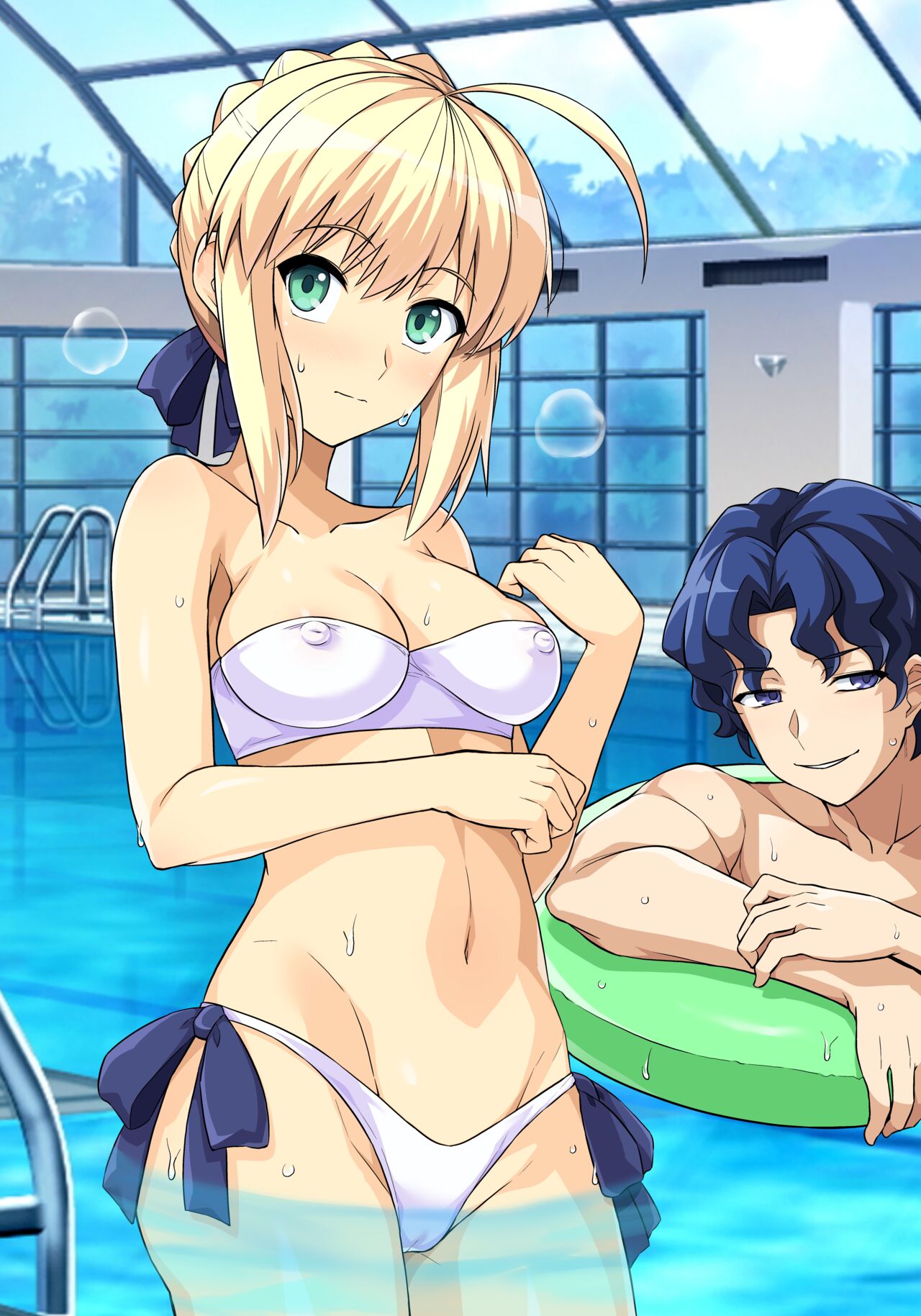 「すみません、今日はシンジに泳ぎを教わる約束でして…」 page 3 full