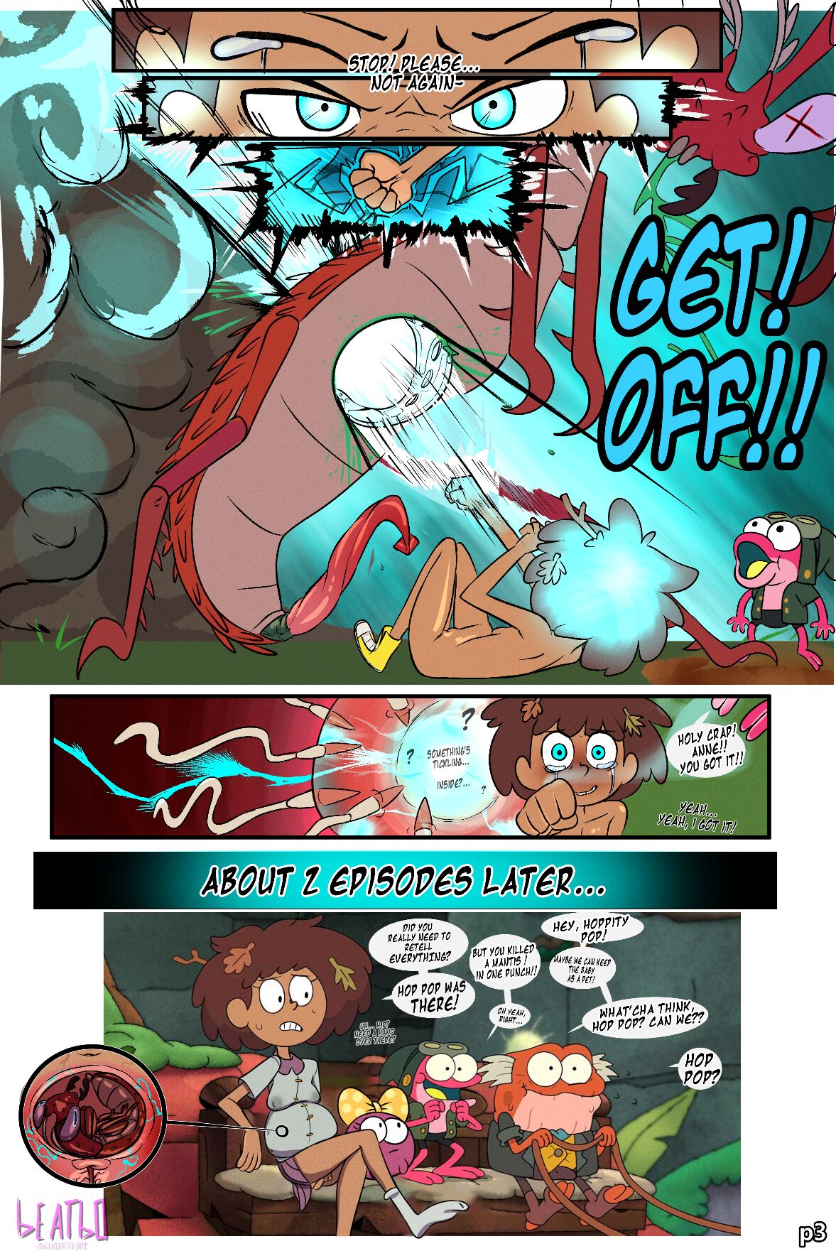 Amphibia - "Anne or Beast" retelling page 3 full