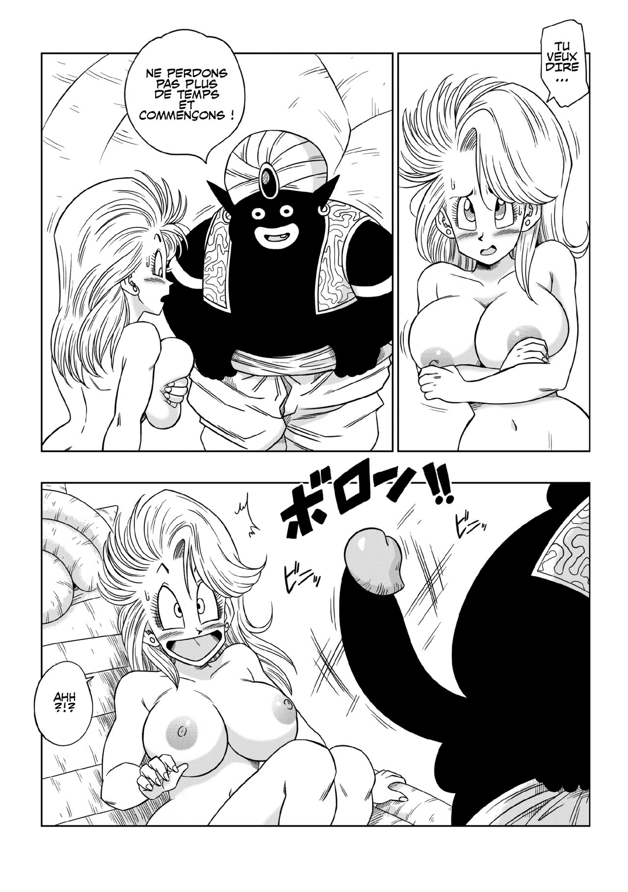 Bulma et M. Popo dans le vaisseau de dieu page 8 full