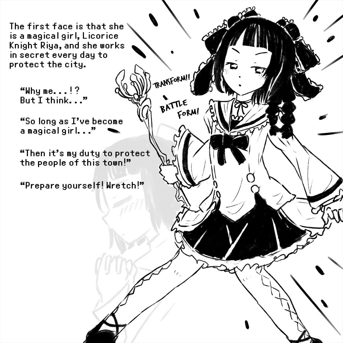 Seigi No Mahō Shōjo Riya No Yottsu No Himitsu |  Righteous Magical Girl Riya's Four Secrets page 3 full