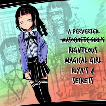 Seigi No Mahō Shōjo Riya No Yottsu No Himitsu |  Righteous Magical Girl Riya's Four Secrets cover
