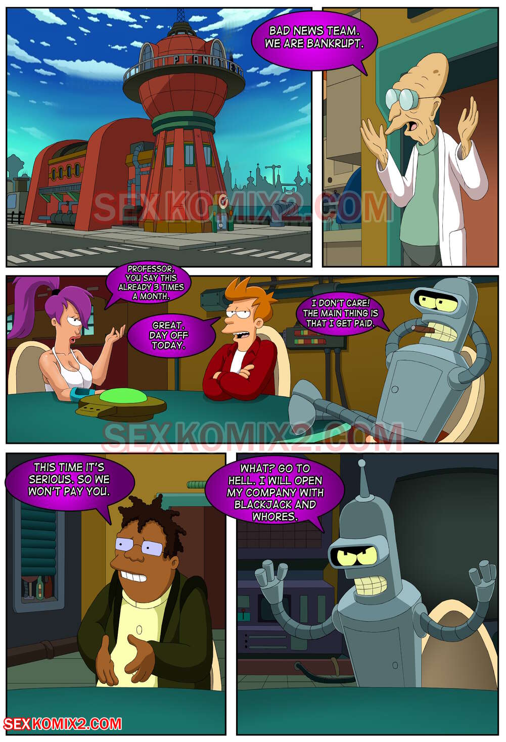 Futurama: Interplanetary Sex – SexKomix - english - ongoing page 2 full
