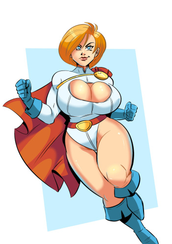 Power Girl x Fisher cover