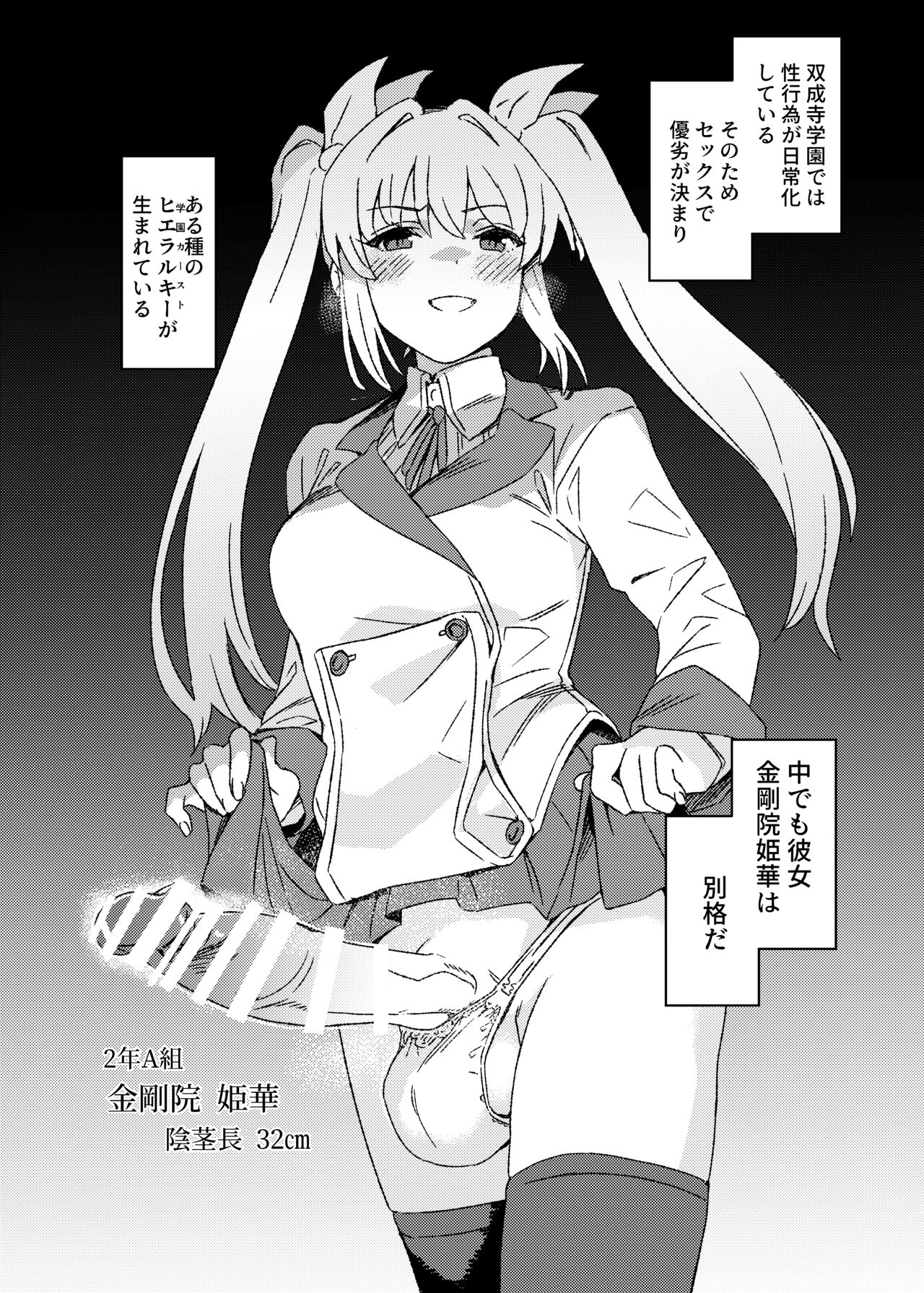 Futanari Jijo Gakuen Gakunai Report page 10 full