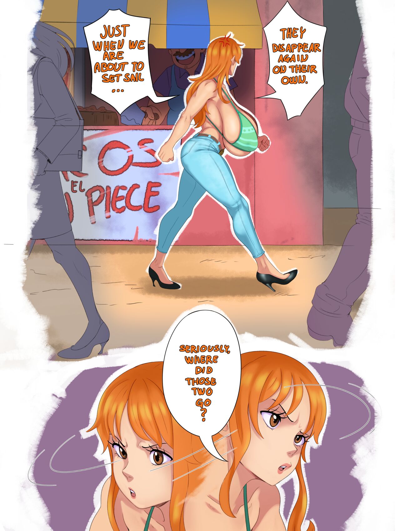 One Piece Comic page 1 full