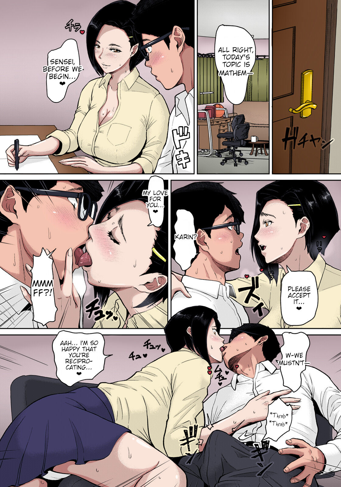 Musume no Inu Ma ni Tsumamigui | Fucking the wife while her daughter is not at home page 2 full