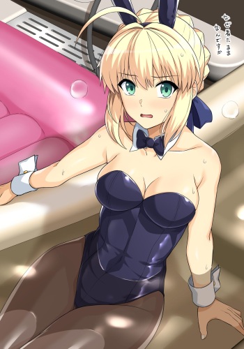 Bunny Fuuzoku Saber-san Shiensha Muke Sabun cover