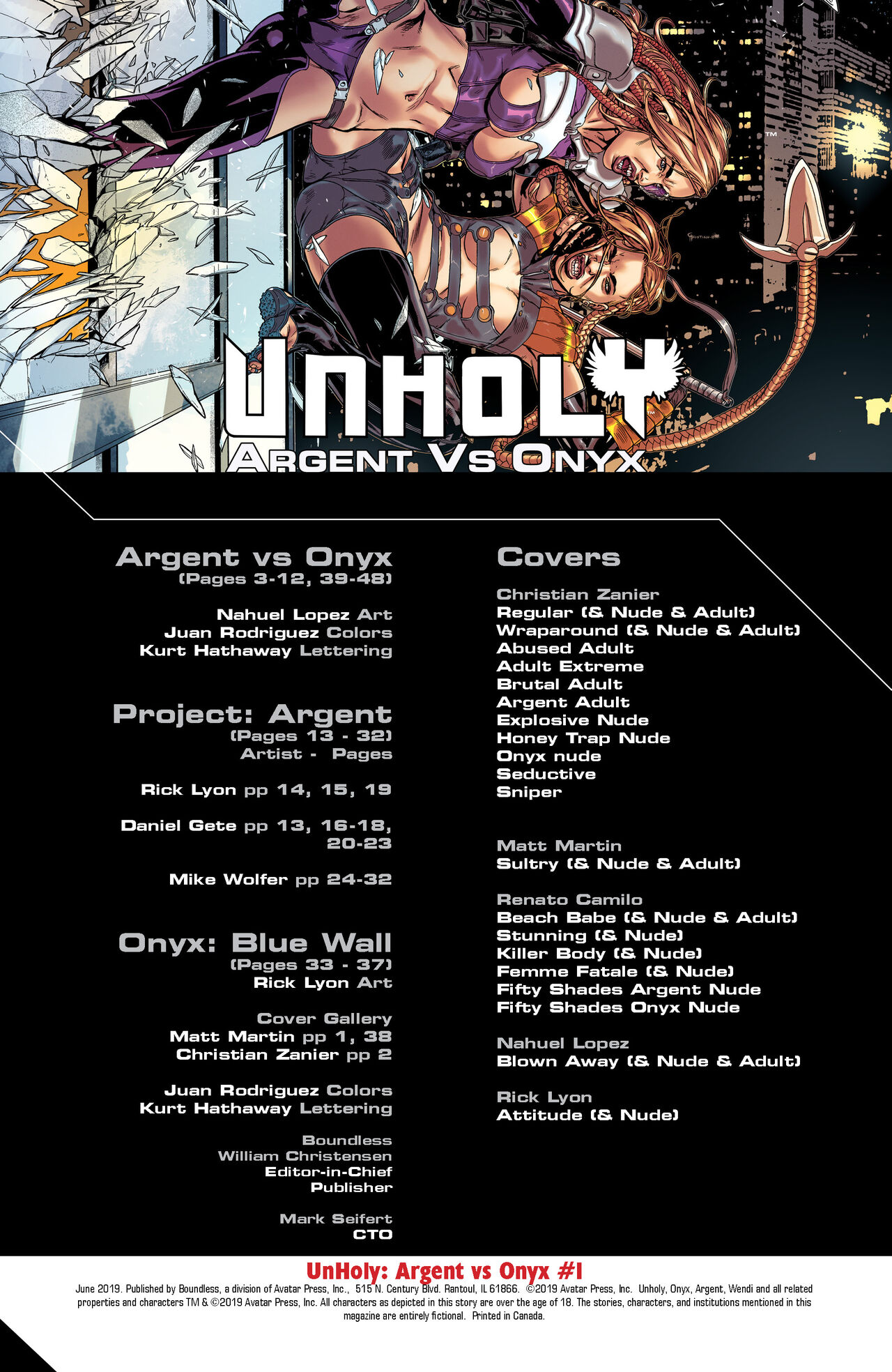 Un Holy Argent vs Onyx 1 page 2 full