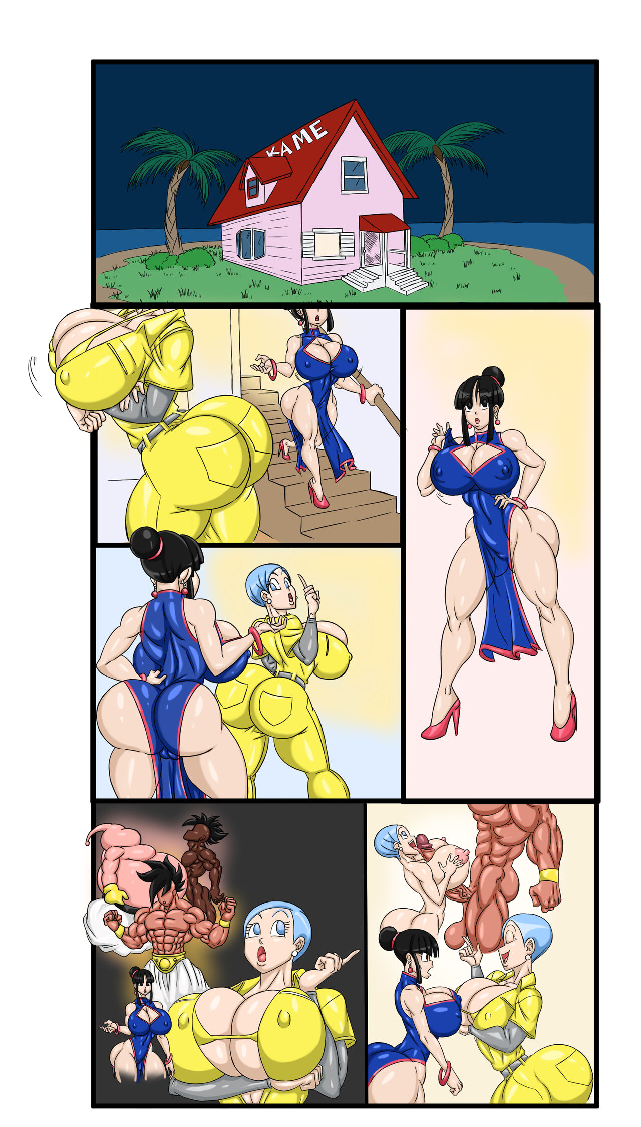 Bulma and Chichi Tag Team page 6 full