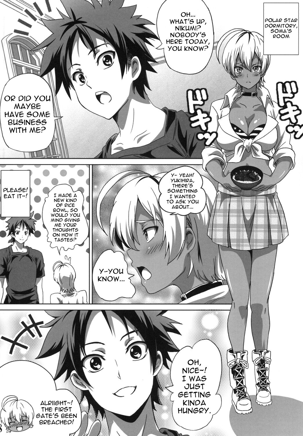 Meshimase! Nikumi-chan! | Dig in! Nikumi-chan! page 8 full