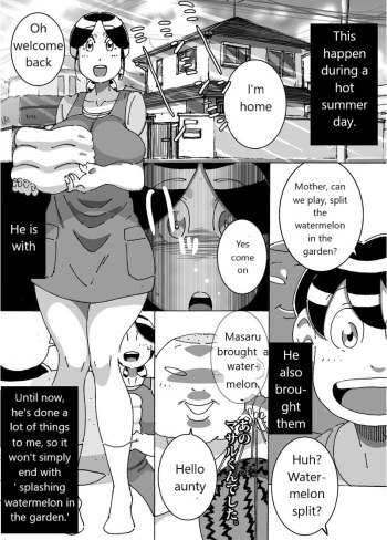 Maseo's Plan. Son Plays Suikawari While Mother Is Pounded by a Different Kind of Stick cover