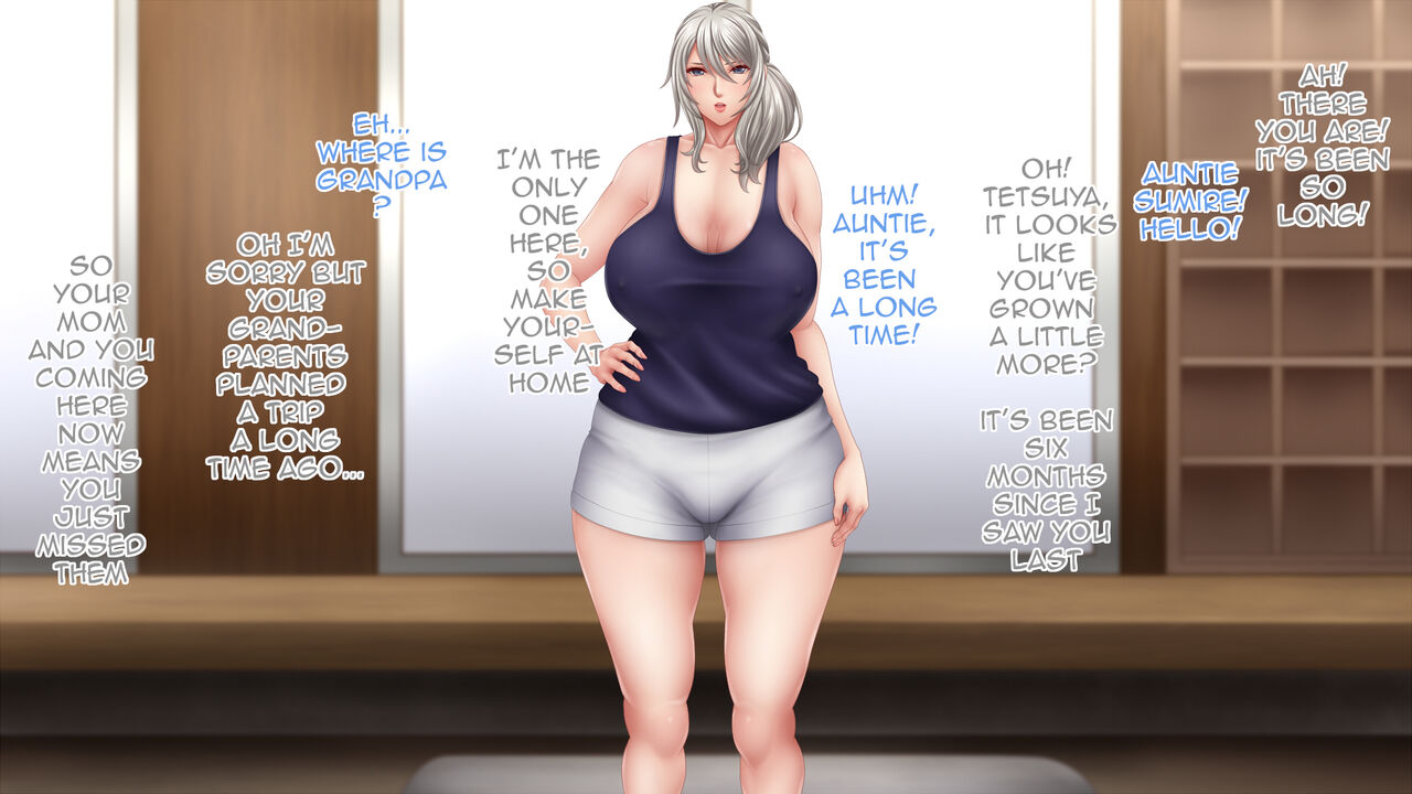 Kuro Bira no Oba-san to Okaa-san no Nakami|Auntie's Black Petals and Mother's Inside page 8 full
