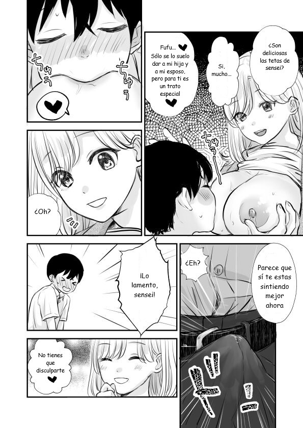 Sensei no Bonyuu Nomasete Ageru kara, Ashita kara mo Genki ni Gakkou ni Koyou ne | Te dare la leche materna de Sensei si vienes a la escuela page 9 full