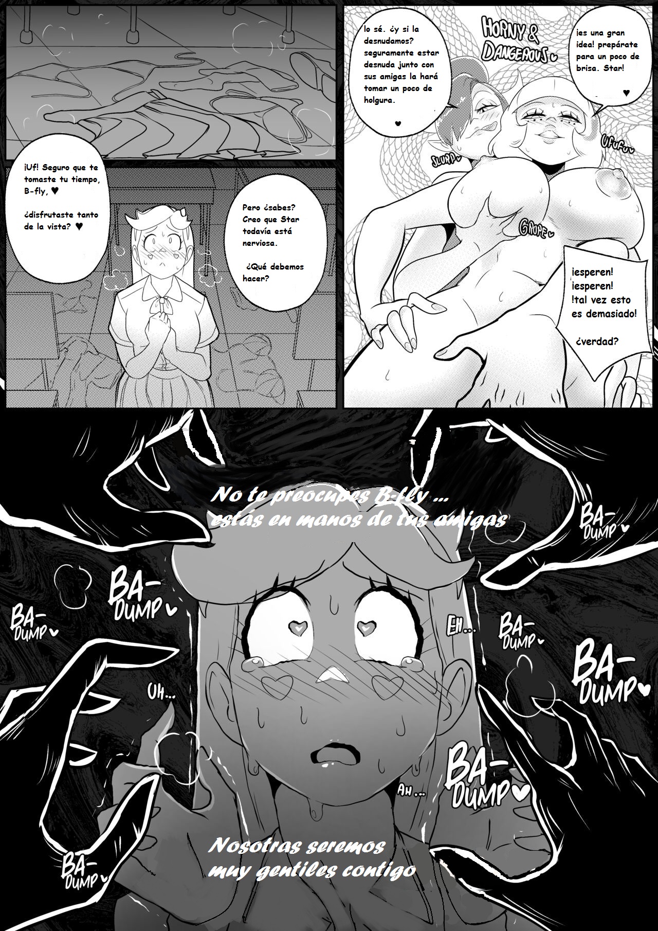 Kissing Lesson and Teasing Star page 8 full