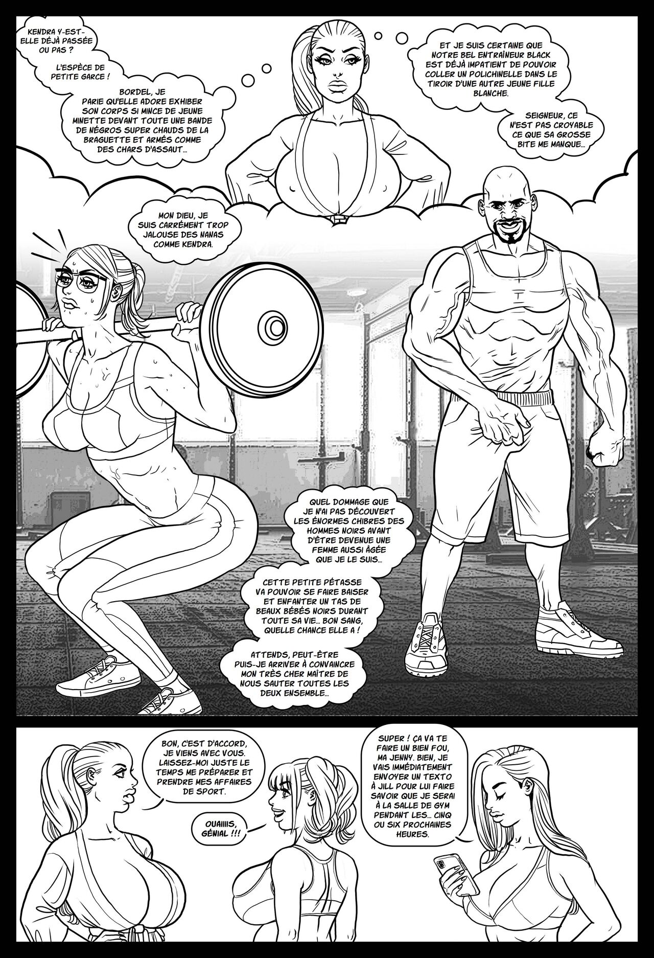 2 Hot Blondes - Bred-Out 2 / Les Deux Blondes Torrides Propagent la Fièvre de la Queue Noire page 7 full