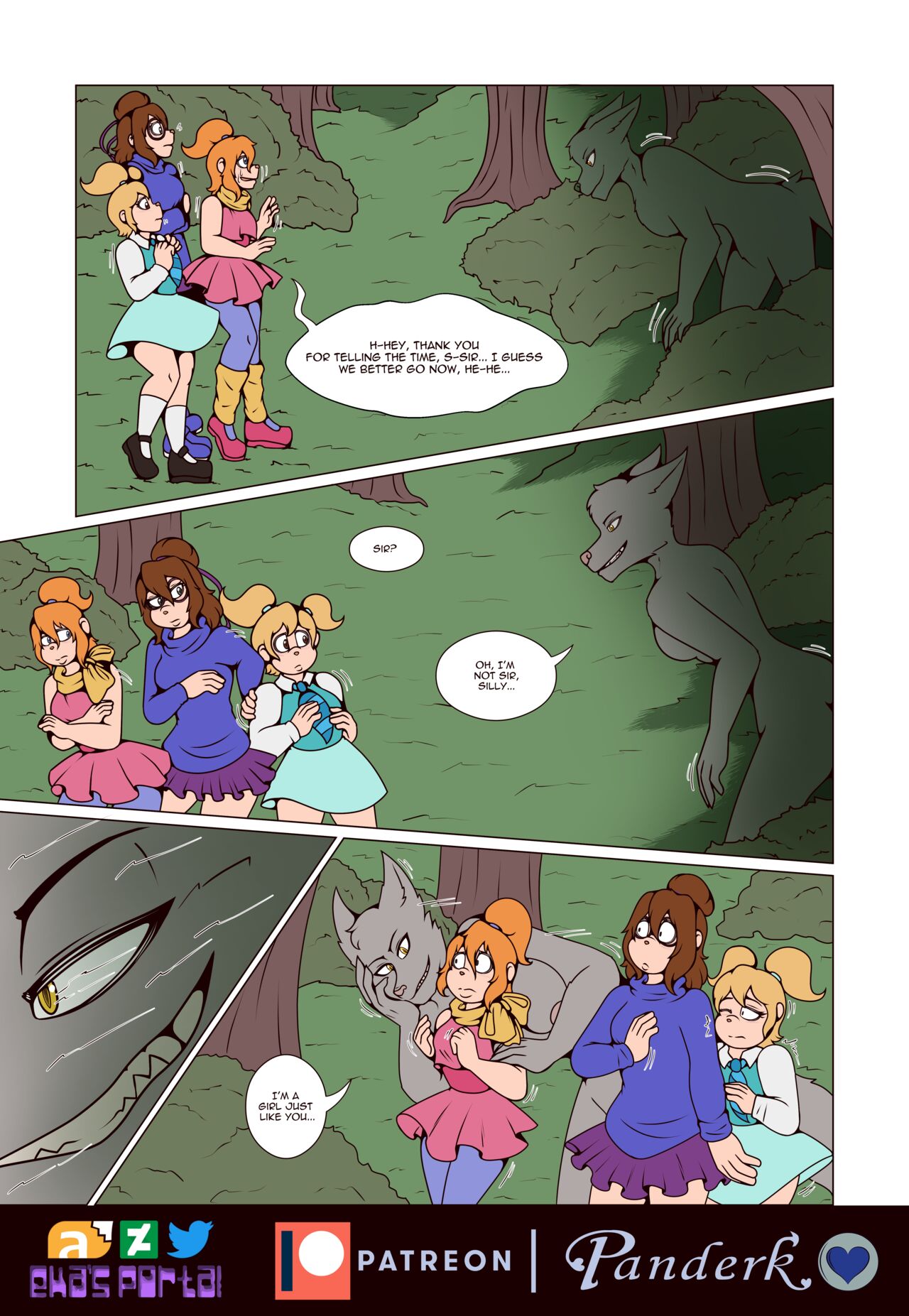 She Wolf eats Chipettes page 2 full