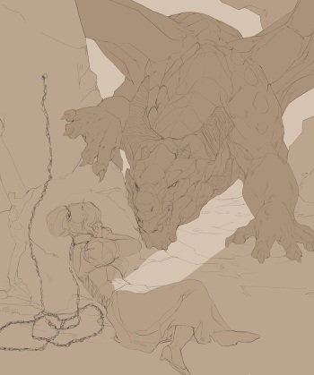 Princess and dragon cover