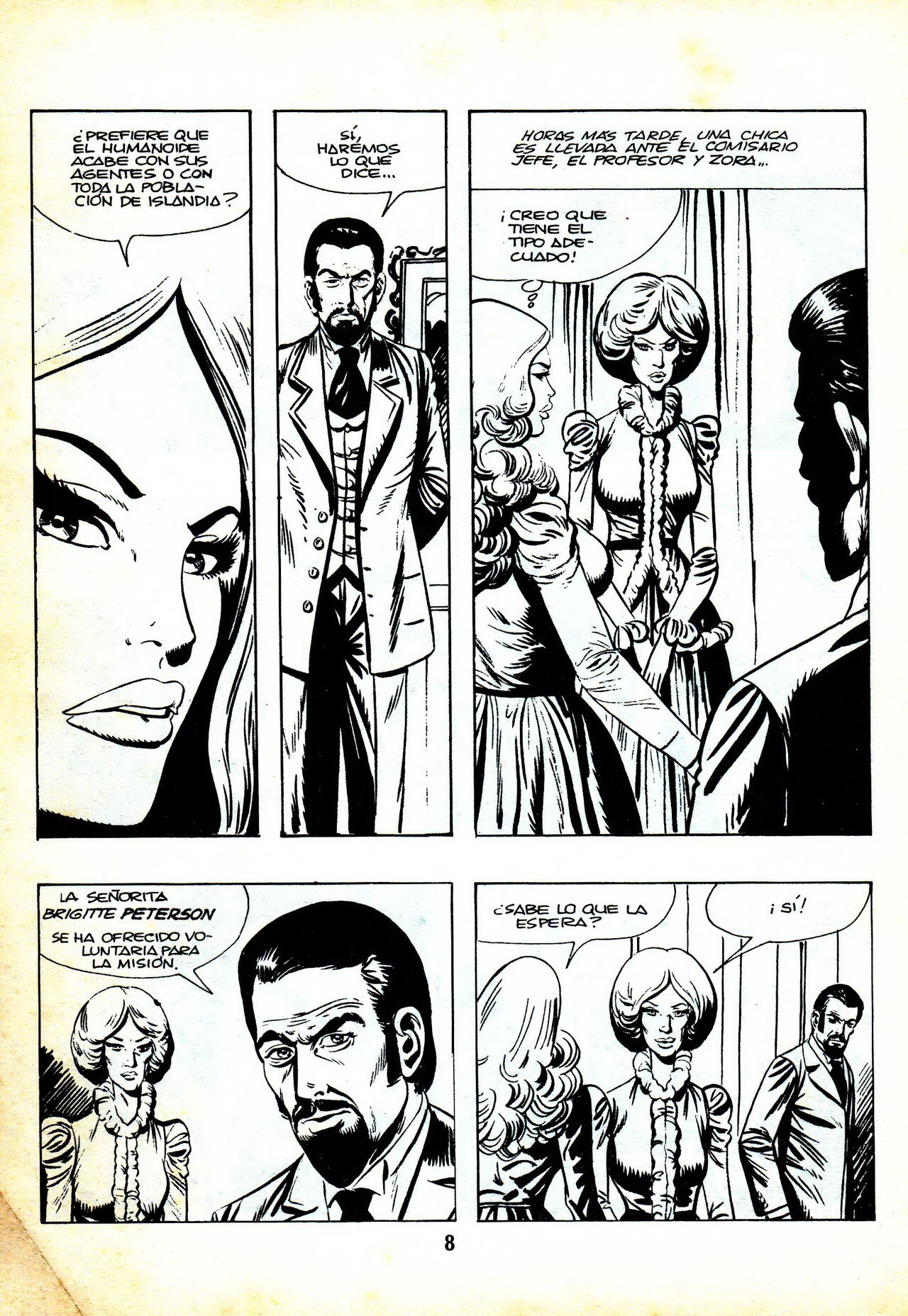 Zora la vampira n.8 - El humanoide &amp; El hombre que mataba con el pensamiento page 8 full