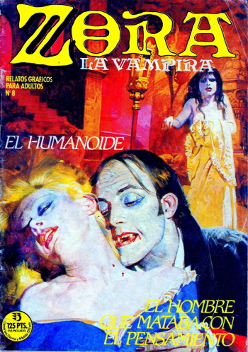 Zora la vampira n.8 - El humanoide &amp; El hombre que mataba con el pensamiento cover