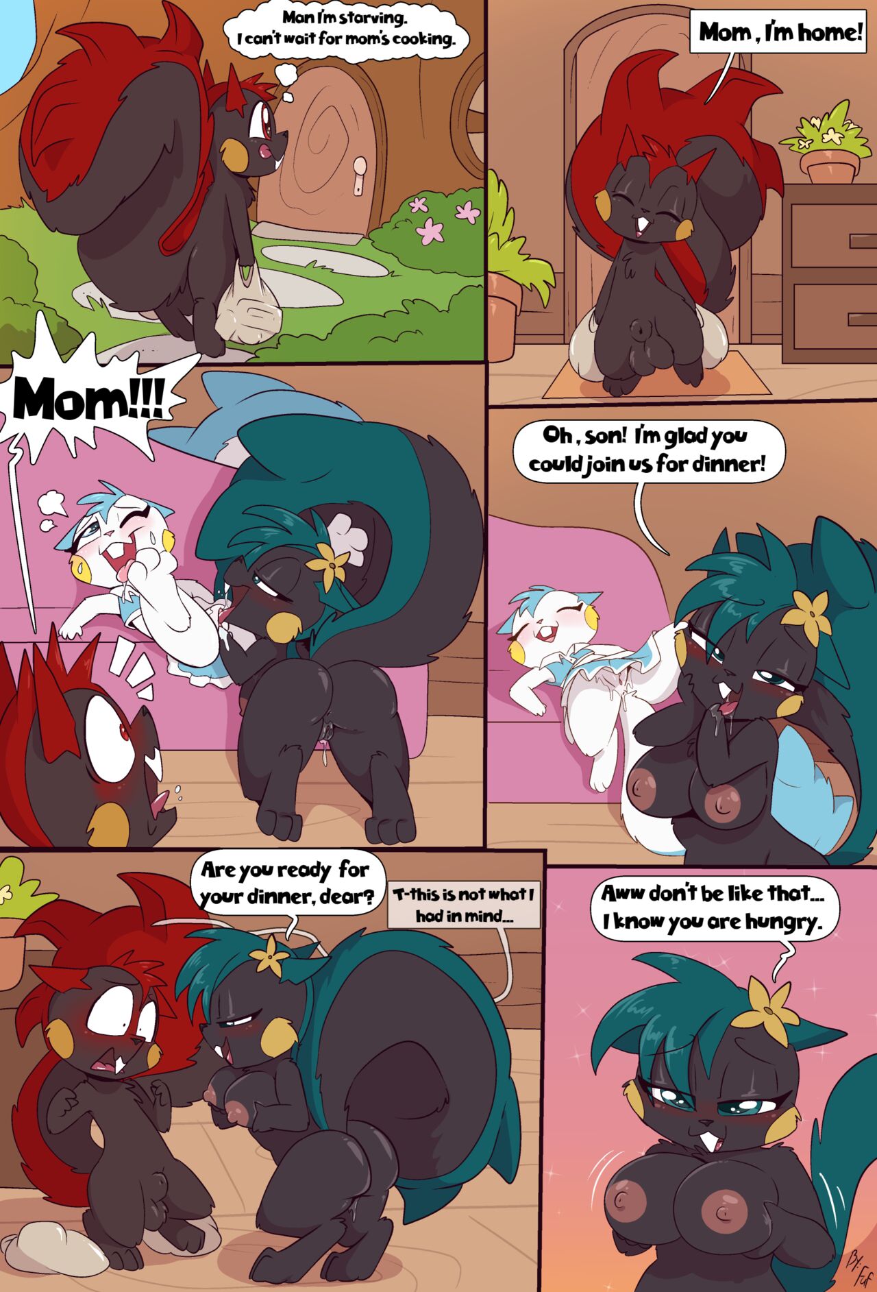 Dinner with mom page 1 full
