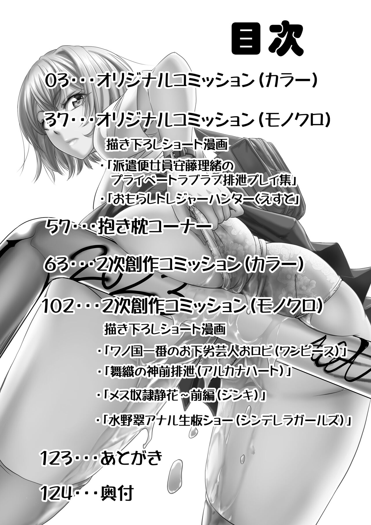Monji Anal Chamber 2023 Commission Compilation First Half Edition page 2 full
