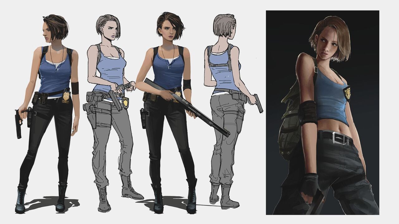 Resident Evil 3 Remake Gallery Art page 1 full