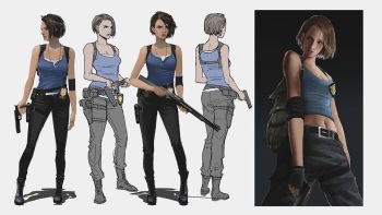 Resident Evil 3 Remake Gallery Art cover