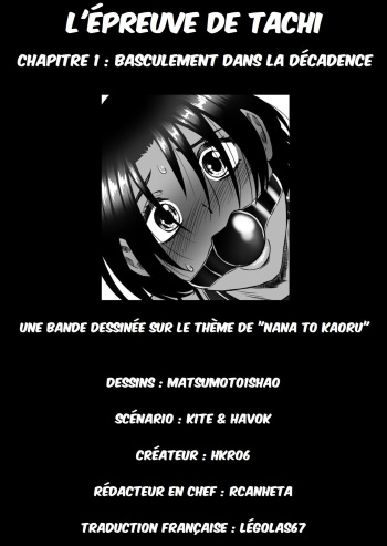 L'Épreuve de Tachi #1 : Basculement dans la décadence cover