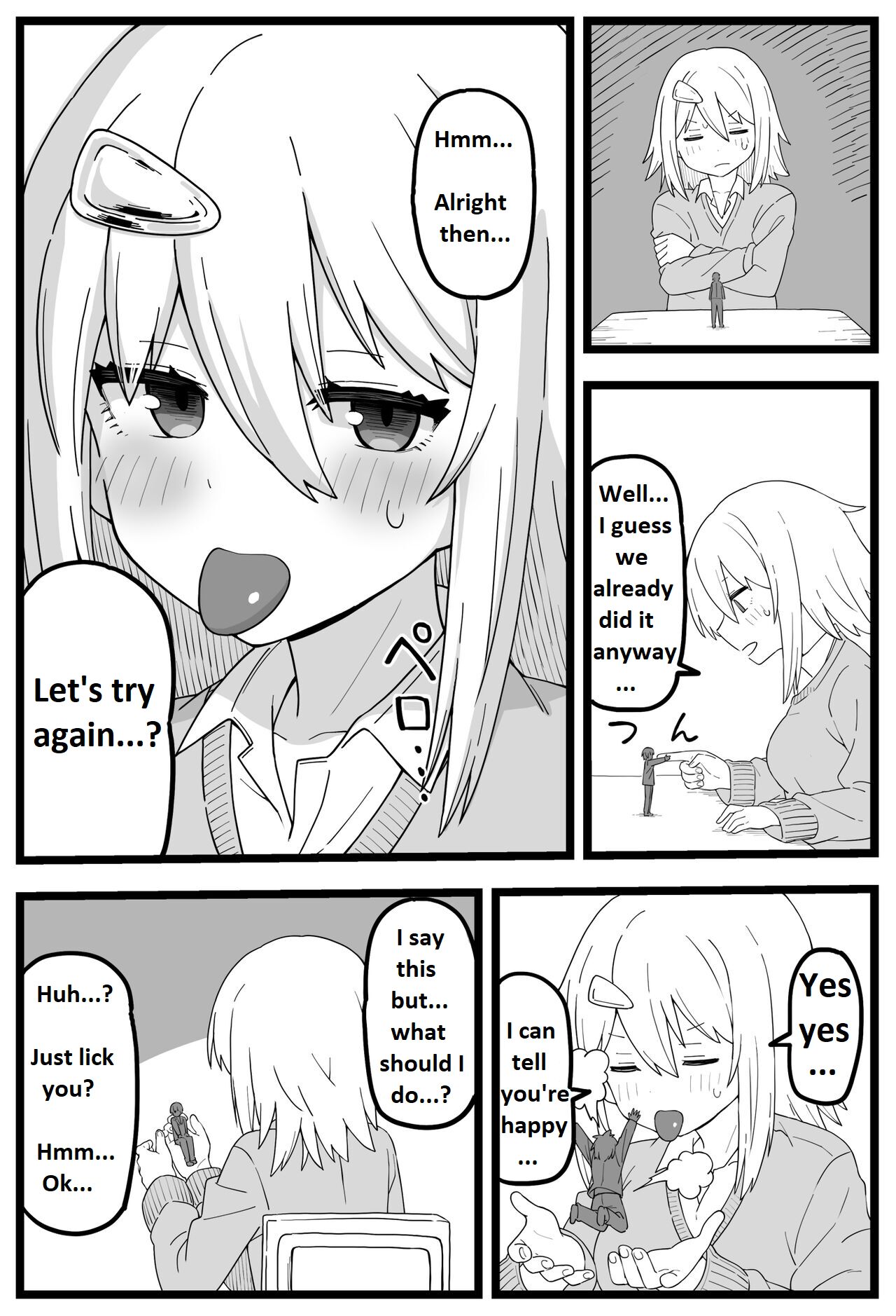 Doushitemo Onnanoko ni Taberaretai Manga | Manga - He really wants to be eaten by a girl page 10 full