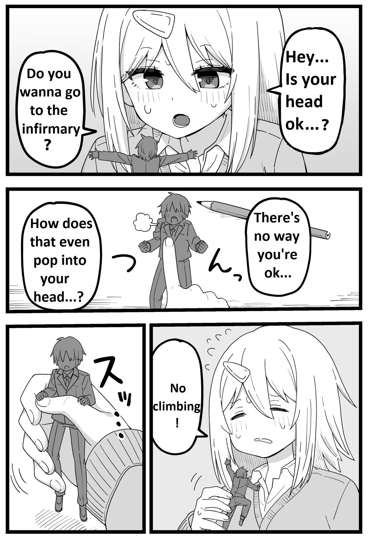 Doushitemo Onnanoko ni Taberaretai Manga | Manga - He really wants to be eaten by a girl page 2 full