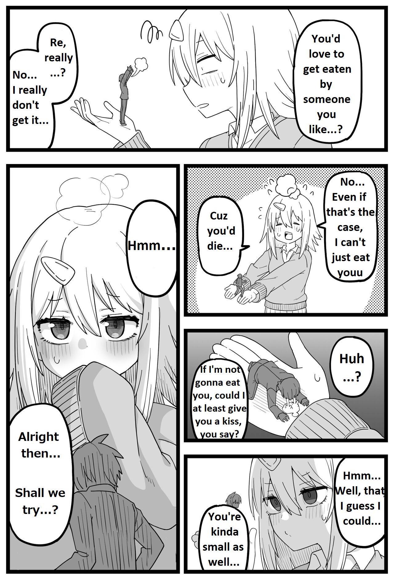 Doushitemo Onnanoko ni Taberaretai Manga | Manga - He really wants to be eaten by a girl page 5 full