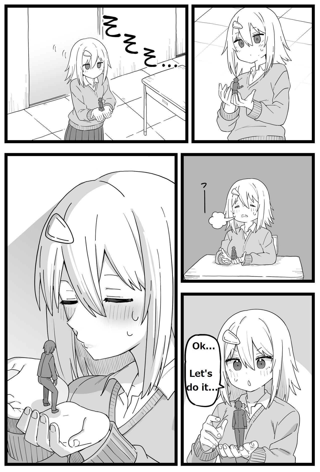 Doushitemo Onnanoko ni Taberaretai Manga | Manga - He really wants to be eaten by a girl page 6 full