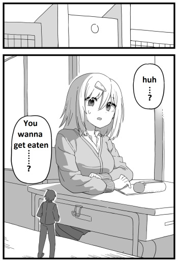 Doushitemo Onnanoko ni Taberaretai Manga | Manga - He really wants to be eaten by a girl cover