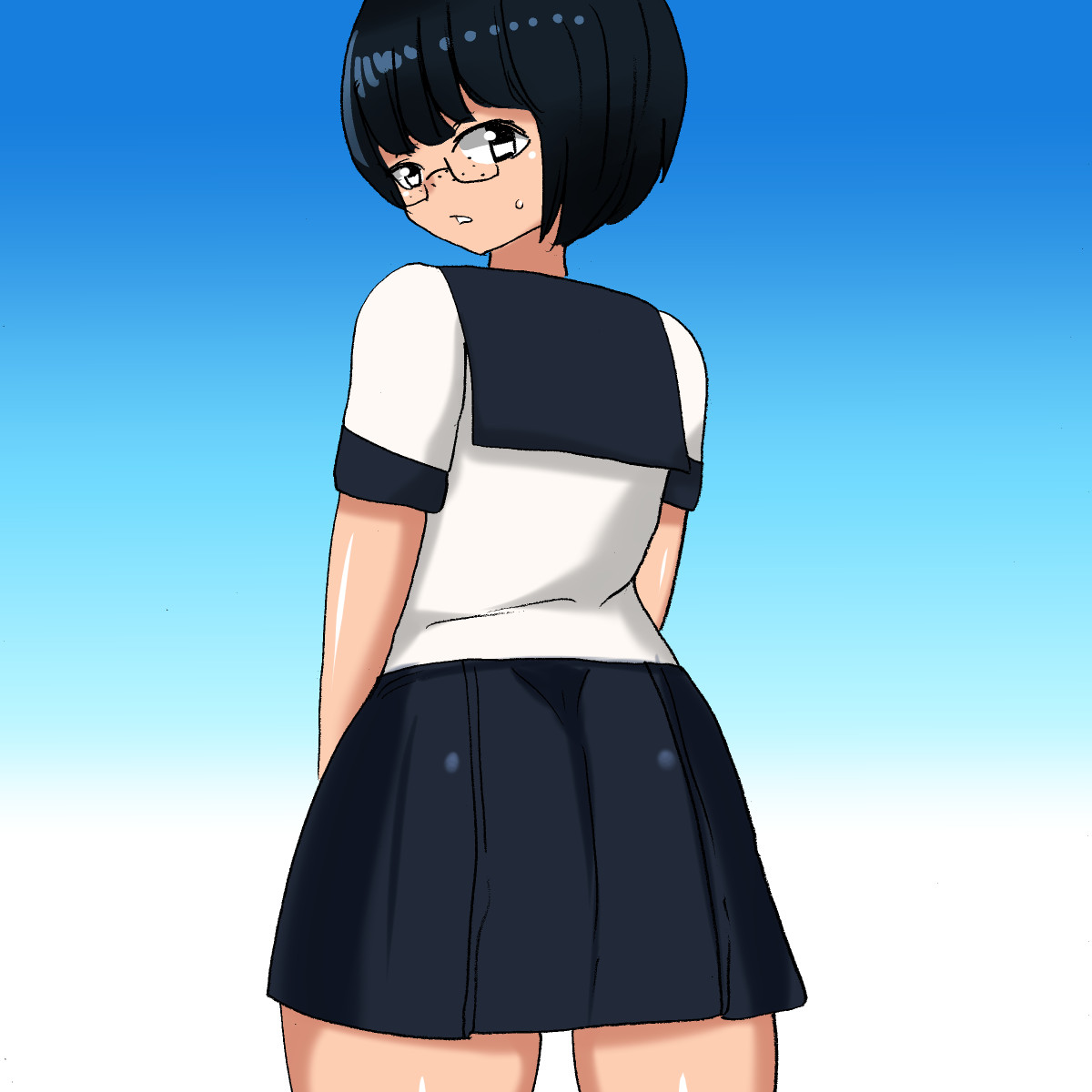 1ay Jimi Otaku Nekura Megane Gakusei page 7 full