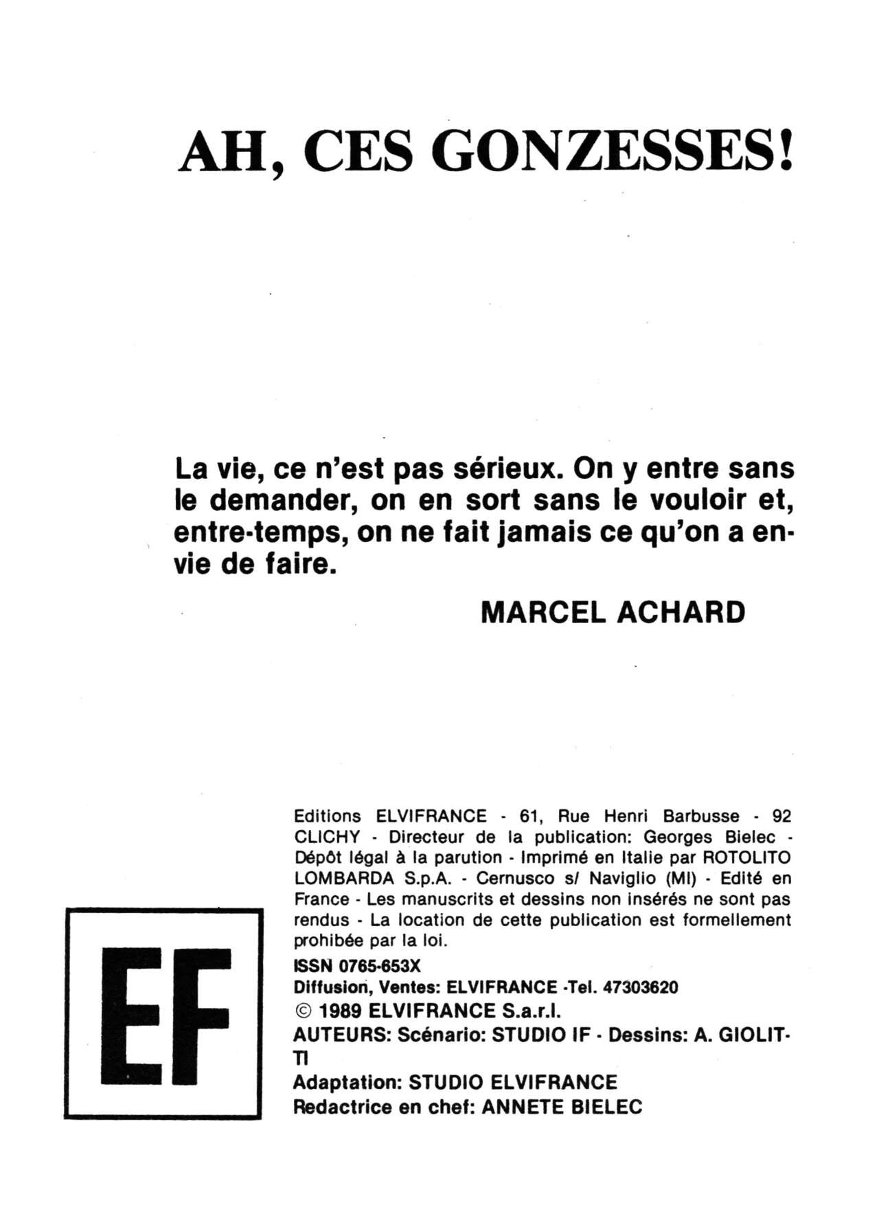 Les drolesses #48 - Ah, ces gonzesses page 4 full