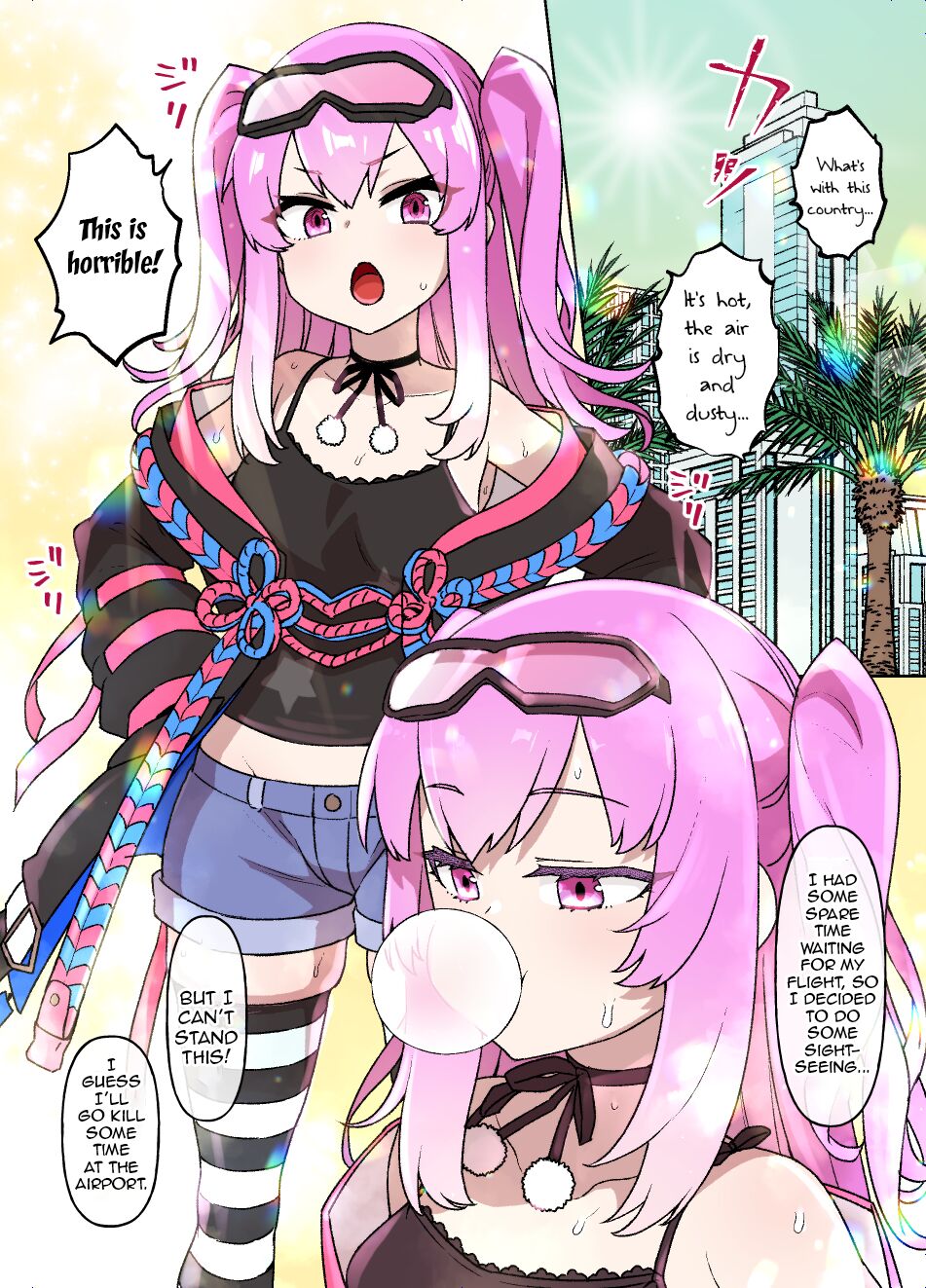 A girl who degrades into a harem's female slave in a desert country page 1 full