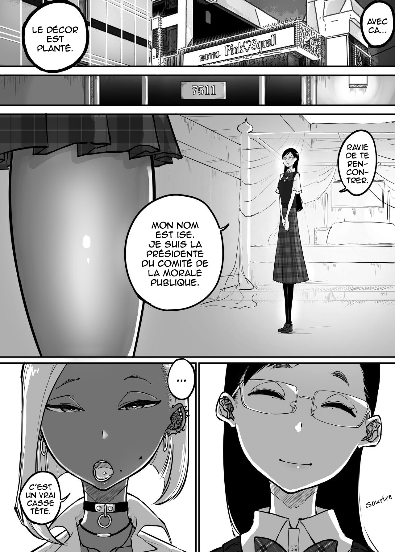 Sparta Sensei ga Oshiego no Bitch Gal ni Ecchi na Koto Sareru Hanashi 3 | L’histoire D’une Enseignante Sévère Qui Se Fait Baiser Par Sa Salope D’étudiante Gyaru page 10 full