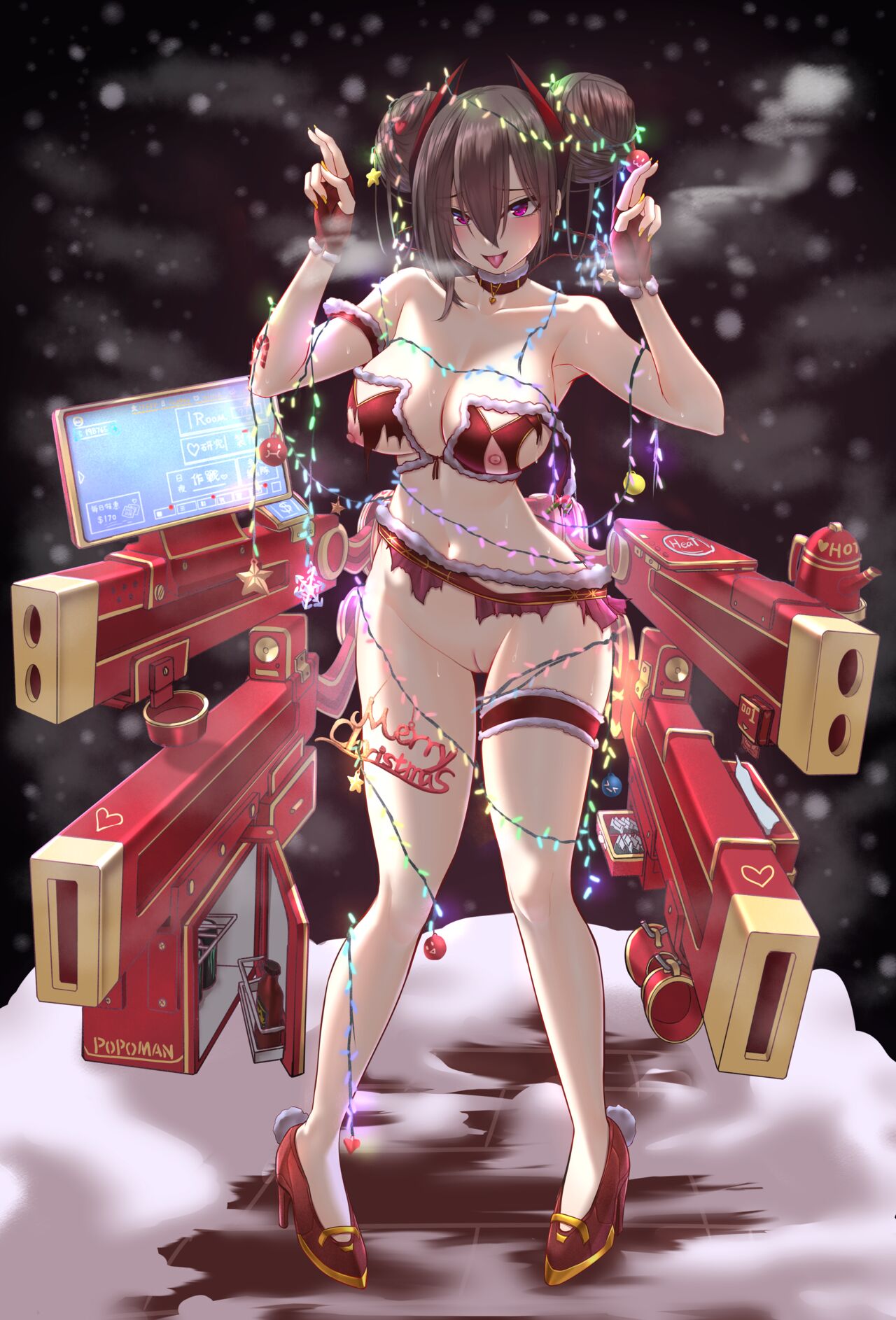 我知道聖誕節還沒到，但我就想畫代理人色誕節版 page 3 full