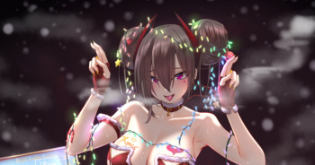 我知道聖誕節還沒到，但我就想畫代理人色誕節版 cover