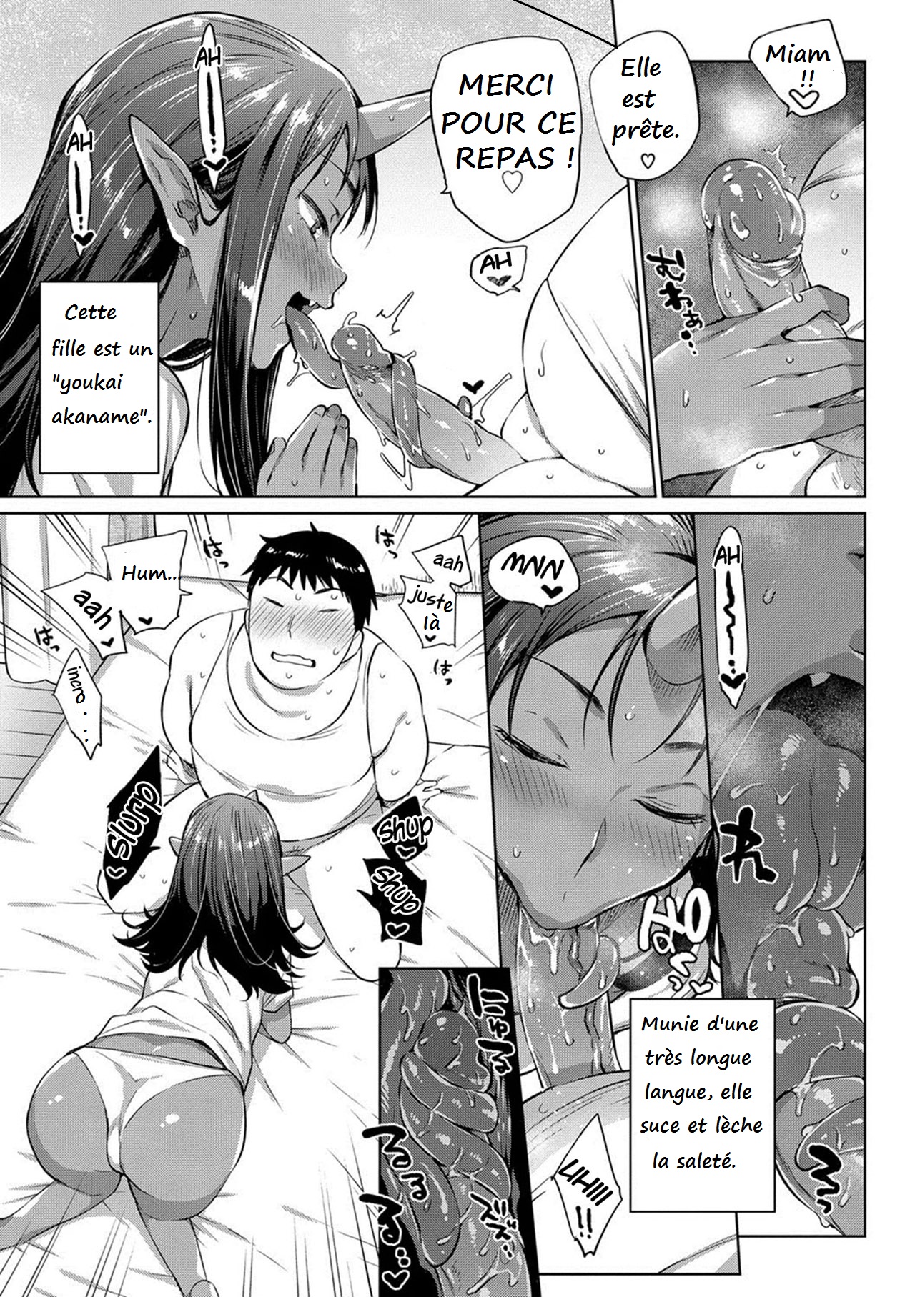 Asedaku Otoko to Akaname-san | El Hombre Sudoroso Y Akaname-san | L'homme en sueur et Akaname-san page 3 full