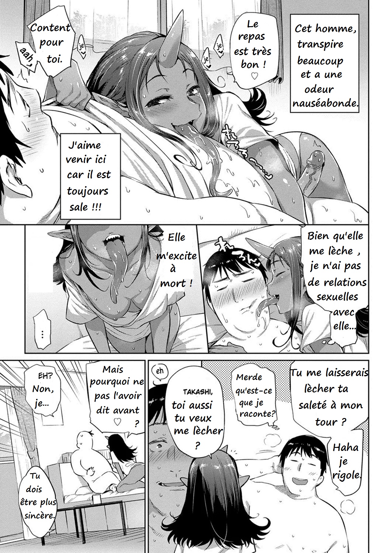 Asedaku Otoko to Akaname-san | El Hombre Sudoroso Y Akaname-san | L'homme en sueur et Akaname-san page 5 full