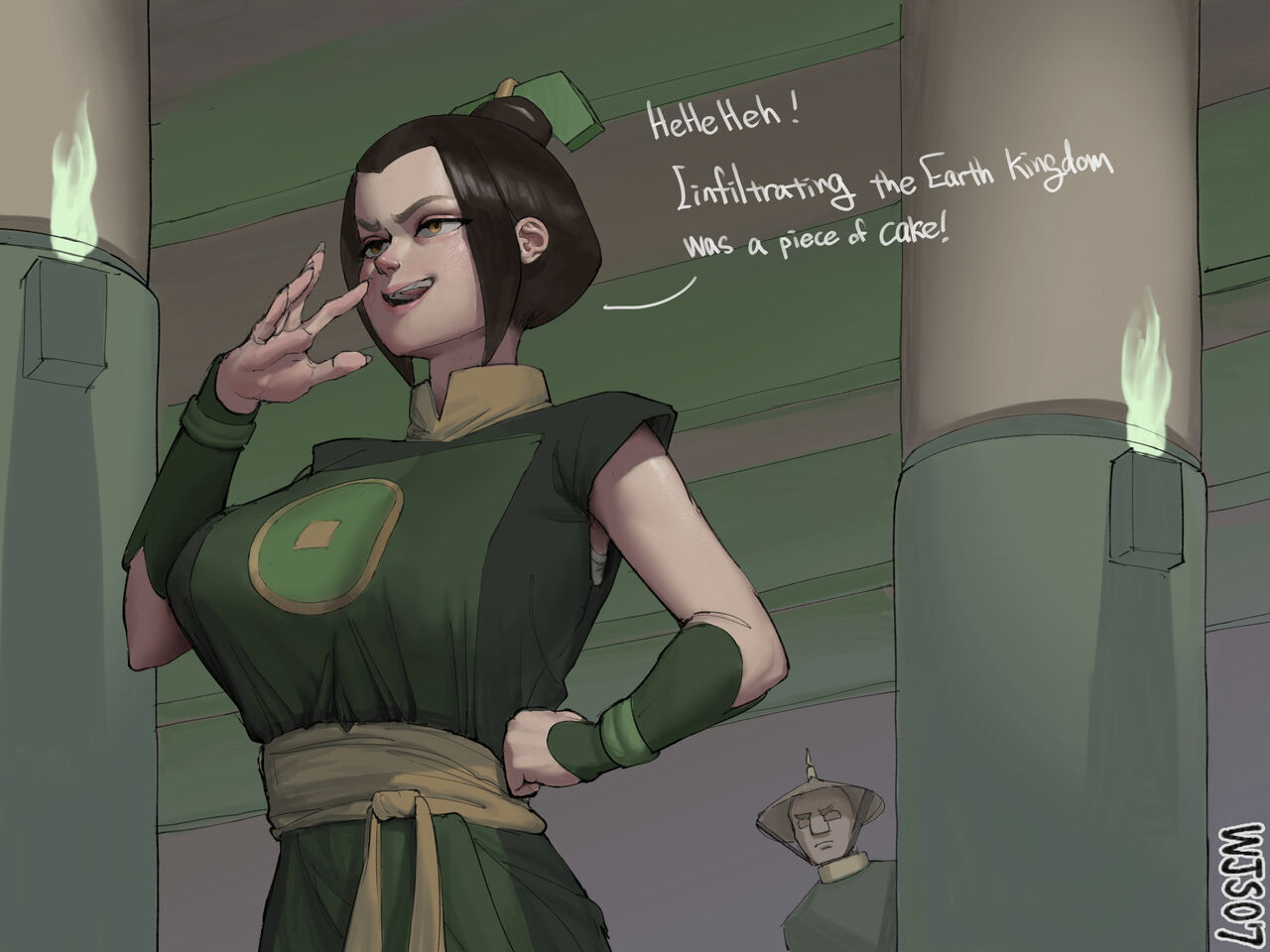 Azula gets caught by Earth Kingdom Gigachads page 1 full
