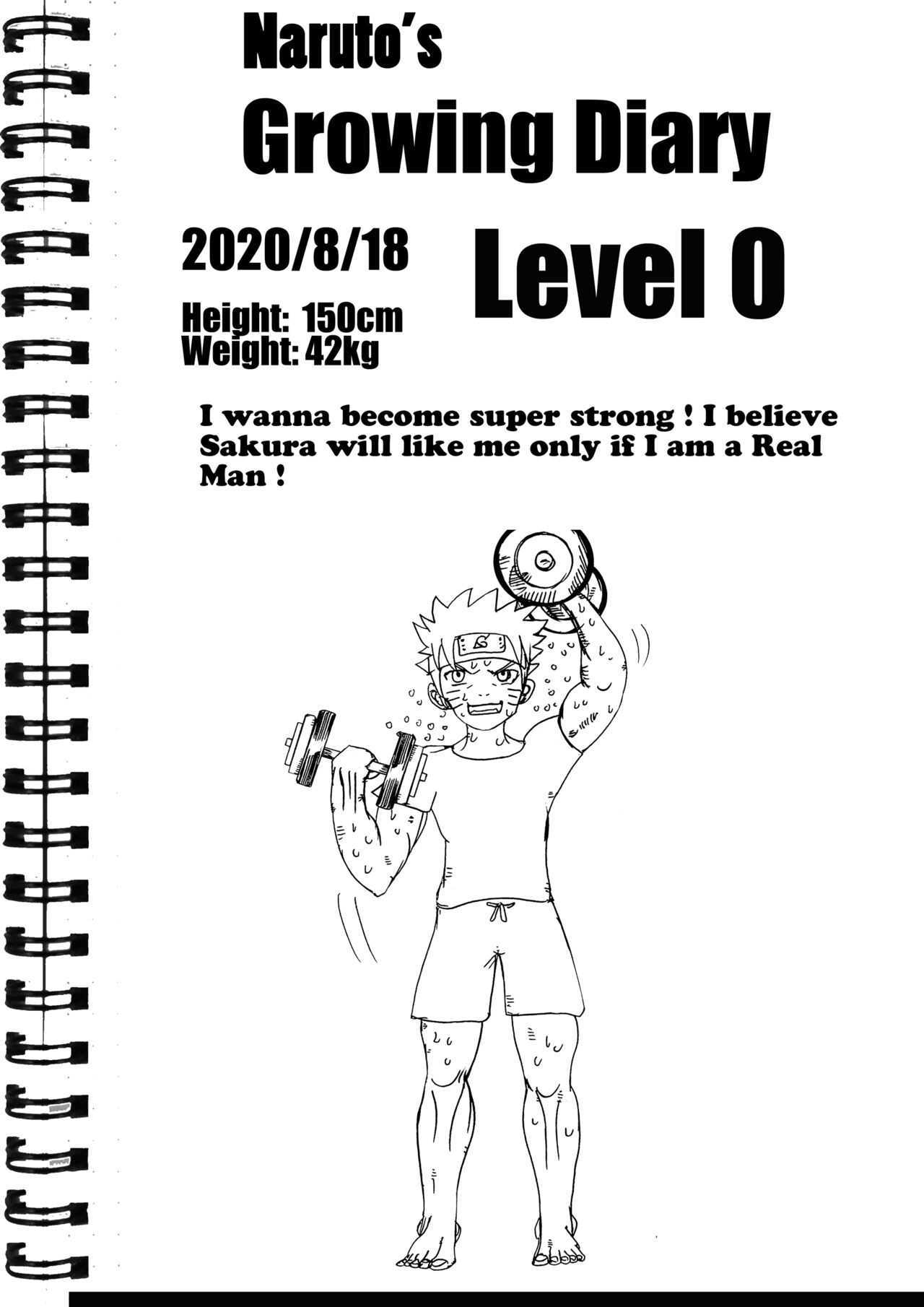 Naruto Growing diary page 1 full