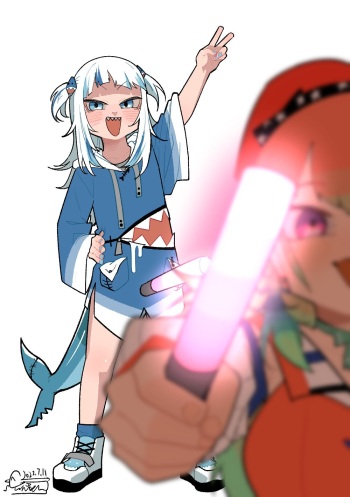光る棒サメちゃん cover