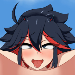 Ryuko Matoi Titty Fuck & Piledriver Creampie