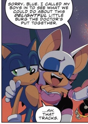 Sonic Rouge IDW 59 Redraw cover