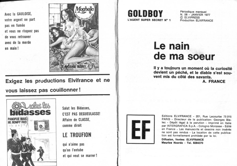 PFA - Goldboy 58 - Le nain de ma sœur page 2 full